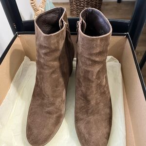 Suede boots, excellent condition!  In box.